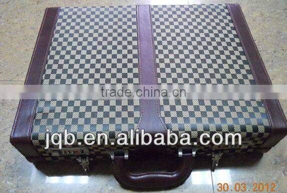 84pcs flatware sets with leather box packing royal style and high quality