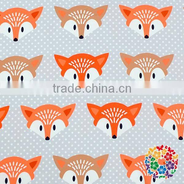 Bright Color Floral Print Outfits Cotton Fabric Textile Woven Cloth Material Fabric