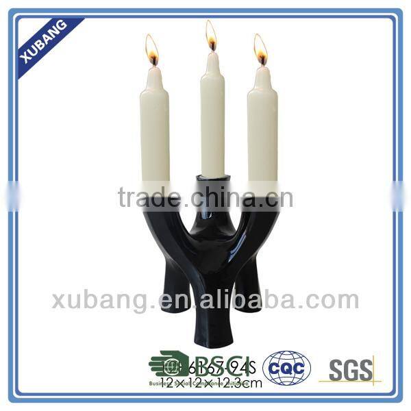 Wholesale High Quality Fashion Bird And Twig Poly Resin Candle Holder