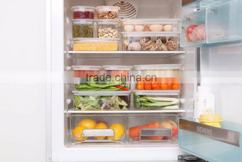 Superimposed flip-open cover food crisper