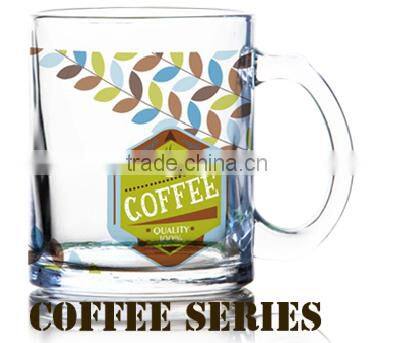 6oz 8oz 10oz 12oz Caffe Latte Espresso Cappuccino glass coffee cup glass mug