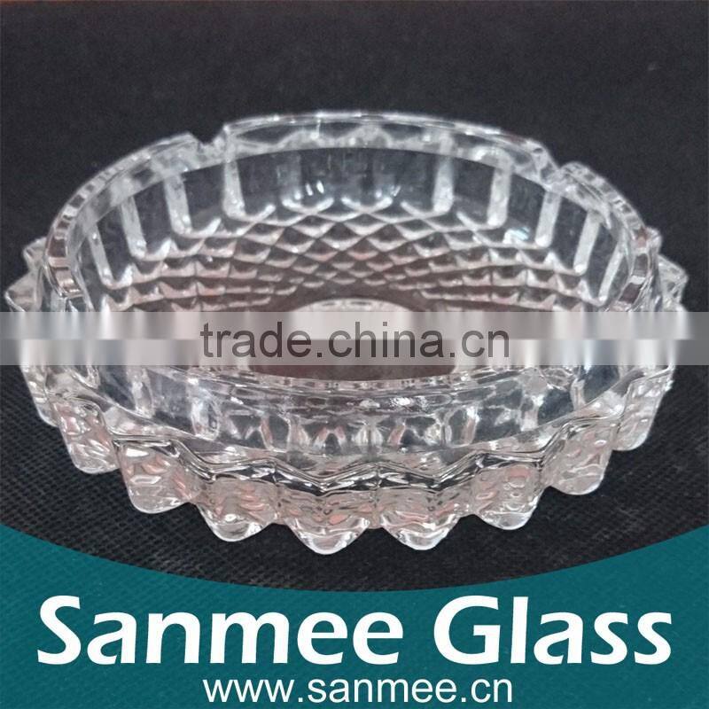 Hot Sale Diamond Glass Ashtray Custom Cigarette Ashtray