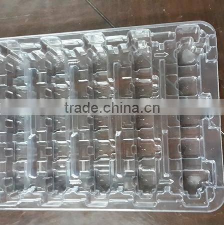 thermoforming plastic vacuum blister electronic tray for divider