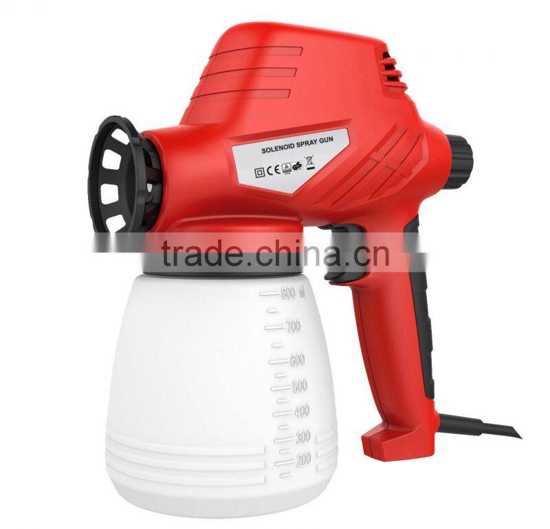 80W Mini Solenoid Paint Spray Gun Portable Electric Power Hand Pump Sprayer GW8185