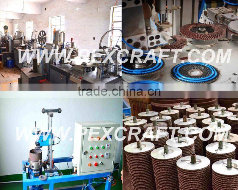 Chinese high quality zirconia abrasive wheel flap disc 100mm X 16mm