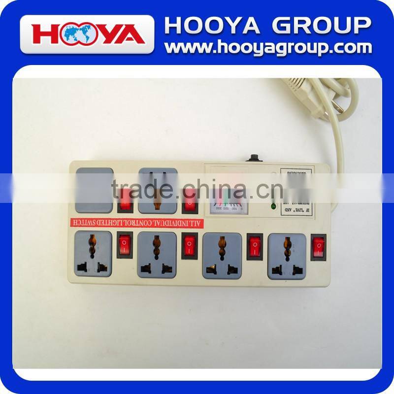 Good Quality 3m 6 Holes 6 Switch Socket with USB