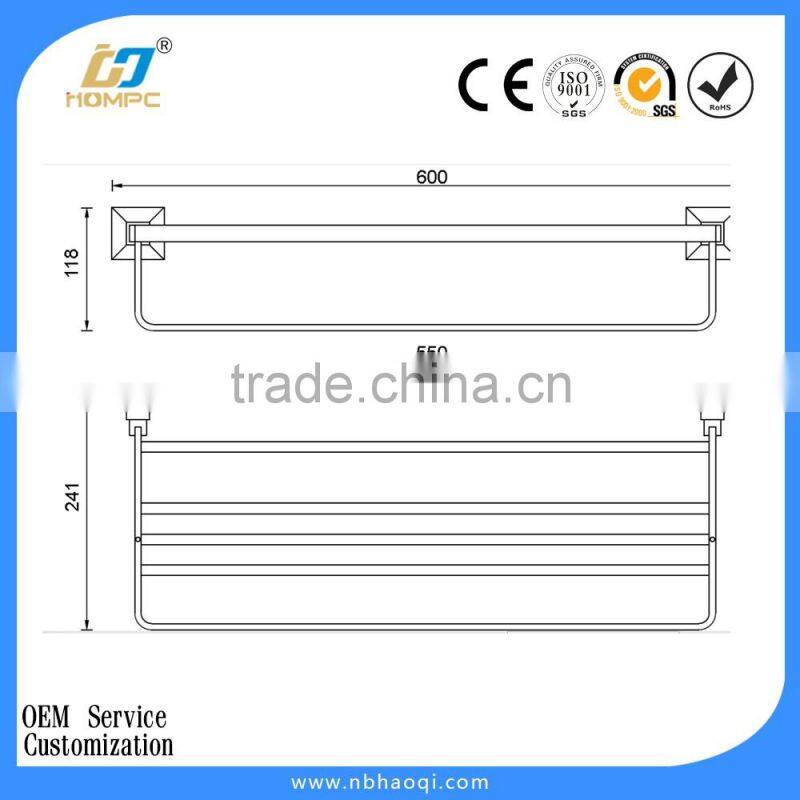 hot sale of bathroom double bath towel shelf