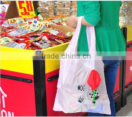 Customized Printing High Quality Nylon 190T Cartoon Folding Shopping Bag