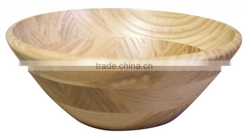 Kijihiki Keyaki Japanese Zelkova Wood Marquetry Salad Bowl Wood Bowl Made in Japan