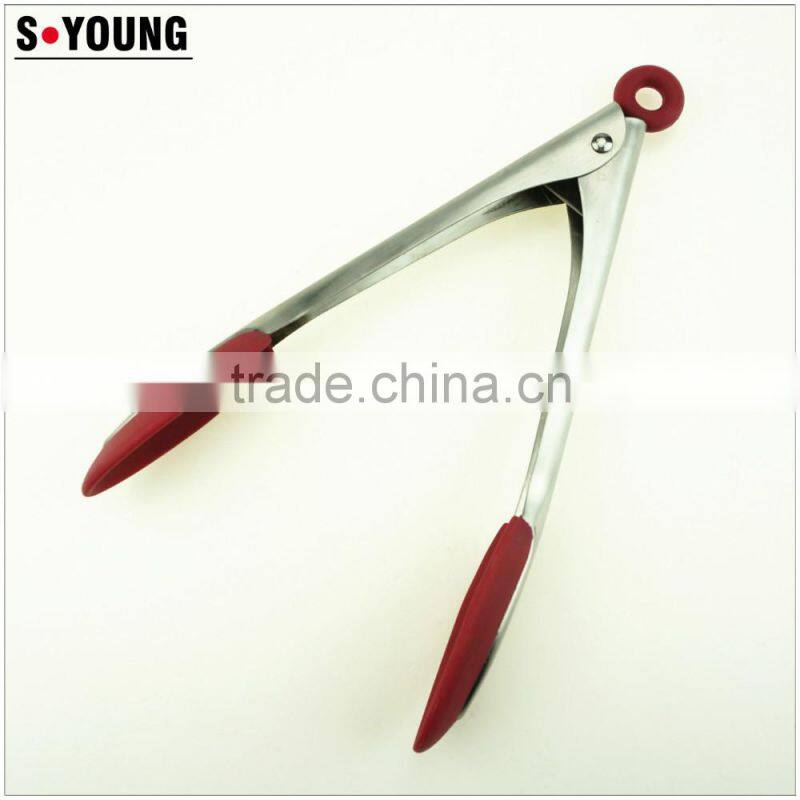 14060 14 Inch High Quality Silicone Locking Food Tong Grill Tongs