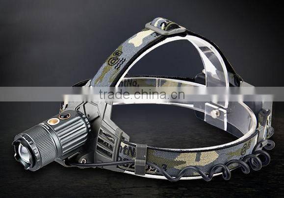Rechargble Adjustable Zoom Headlamp 500 Lumens Led Headlight