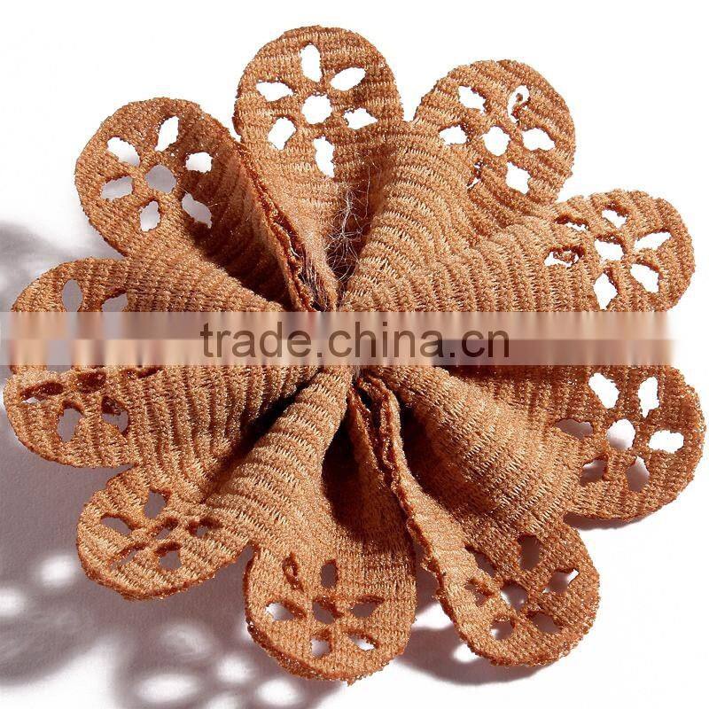 mini cute fabric flower clip for kids hair accessories