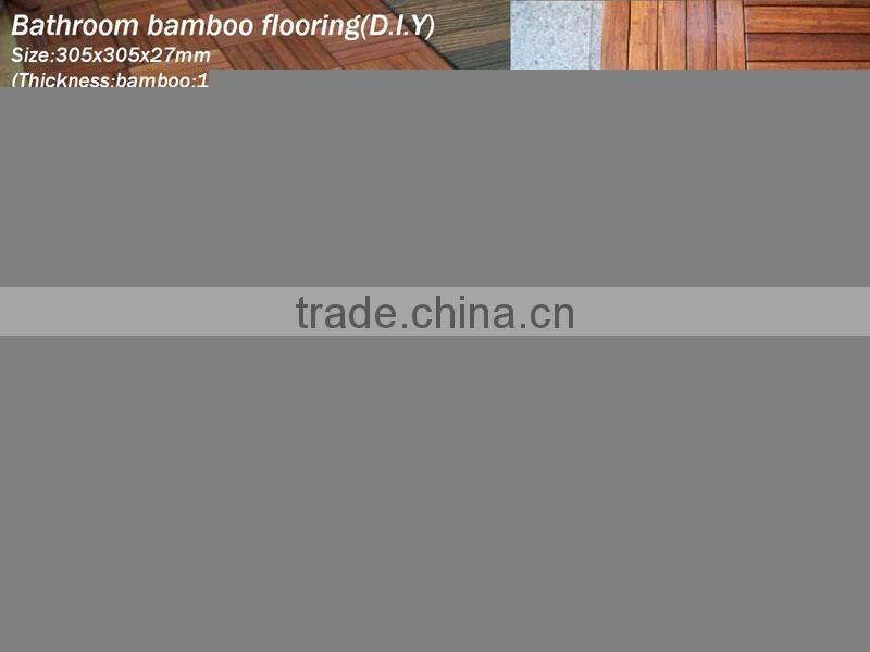 Outdoor DIY Bamboo Decking Tile in Carbonized Color-KE-OS0825
