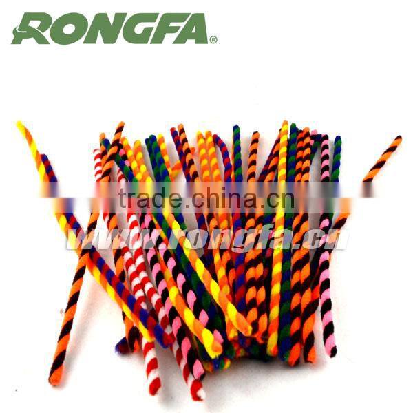 8mm x 12 inch kids DIY toys twisted crfat pipe cleaners fuzzy sticks