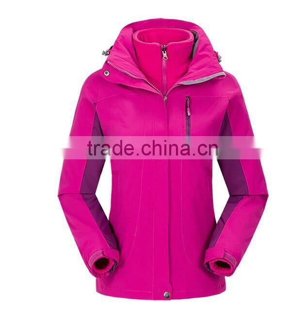 Red outdoor sports ski-wear Jackets logo Design