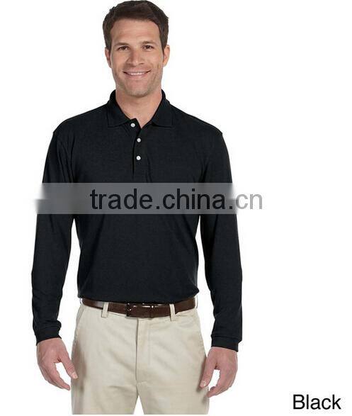 Men's Easy Blend Long Sleeve Polo Shirt