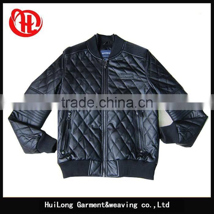 wholesale man jacket ready made PU fur jackets men's