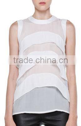 ladies white cotton top