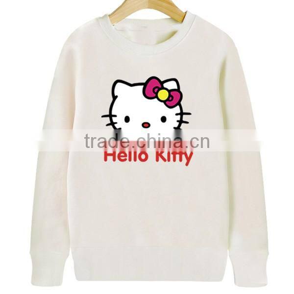 Girls Sweatshirt Hello Kitty embroidery Sweatshirt