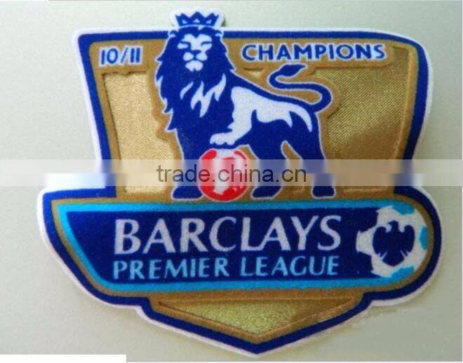 Flock Cheap Custom Heat Transfer Embossed Label for Clothing