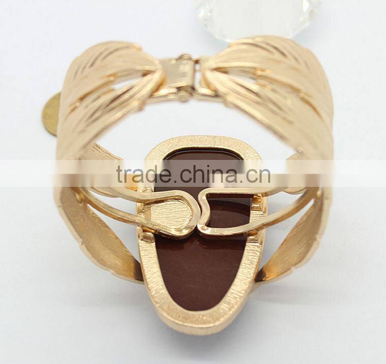 Elasticity exaggerated enormous jewel Fashion bracelet
