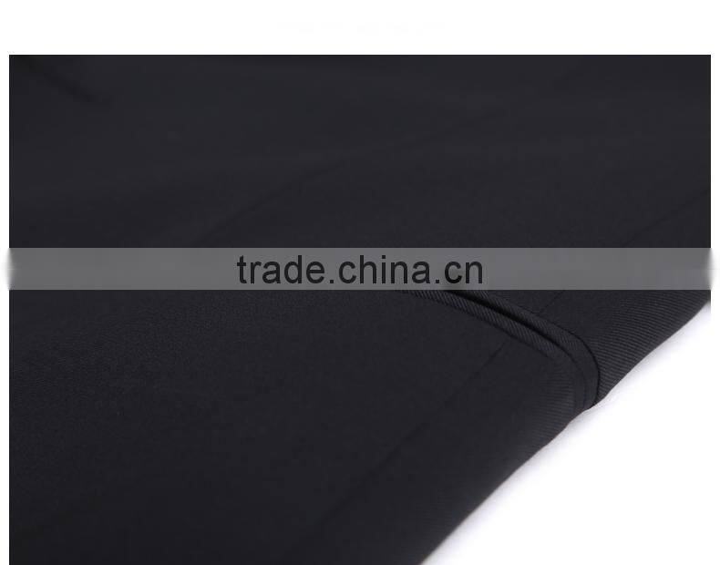 Latest Custom Design Best Brand Men'S 1 Button Black Coat Pant Men Suit