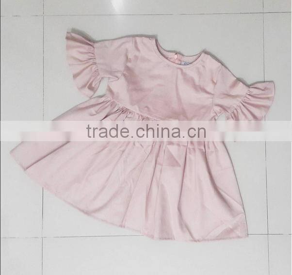 Ruffle Lace Sleeve Baby Summer Clothes Infant Floral Patterns Printed Dress Girsl Party Dresses