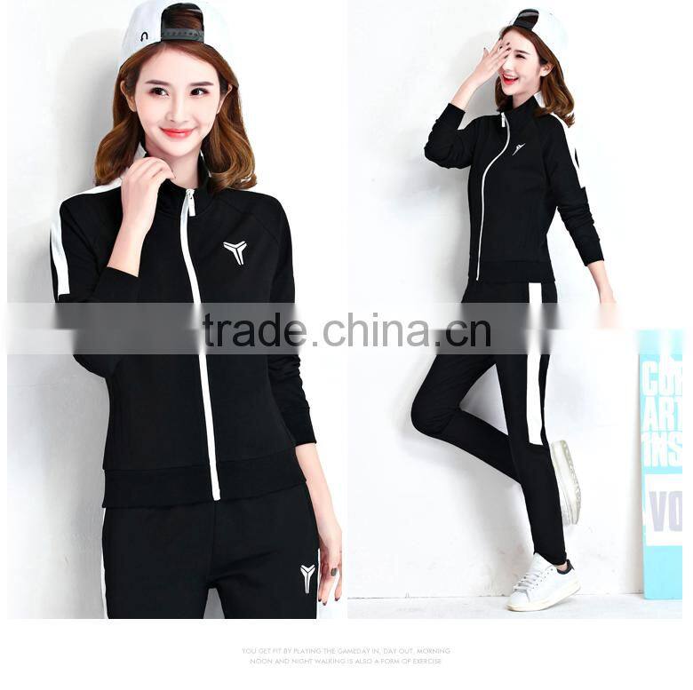 2017 Hot Wholesale Custom Fitted Sports Unisex latest Design Tracksuits