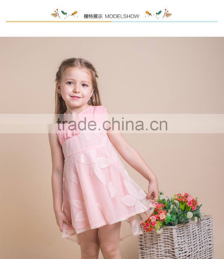 2017 Fashion Kids Dress Sleeveless Boutique Girls Casual Frock