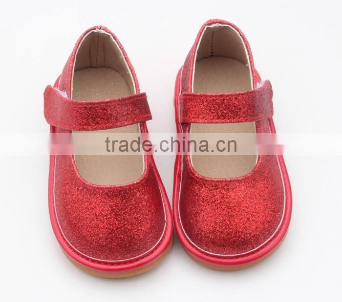 Lovely cool fancy toddler kids wholesale squeaky shoes