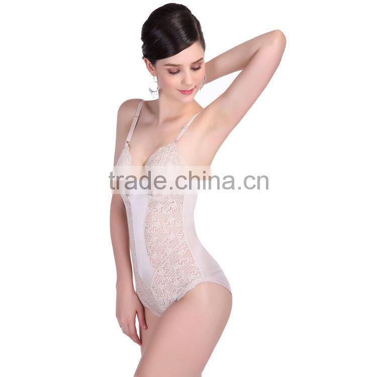 seamless lace flower women body shaper slimming vest