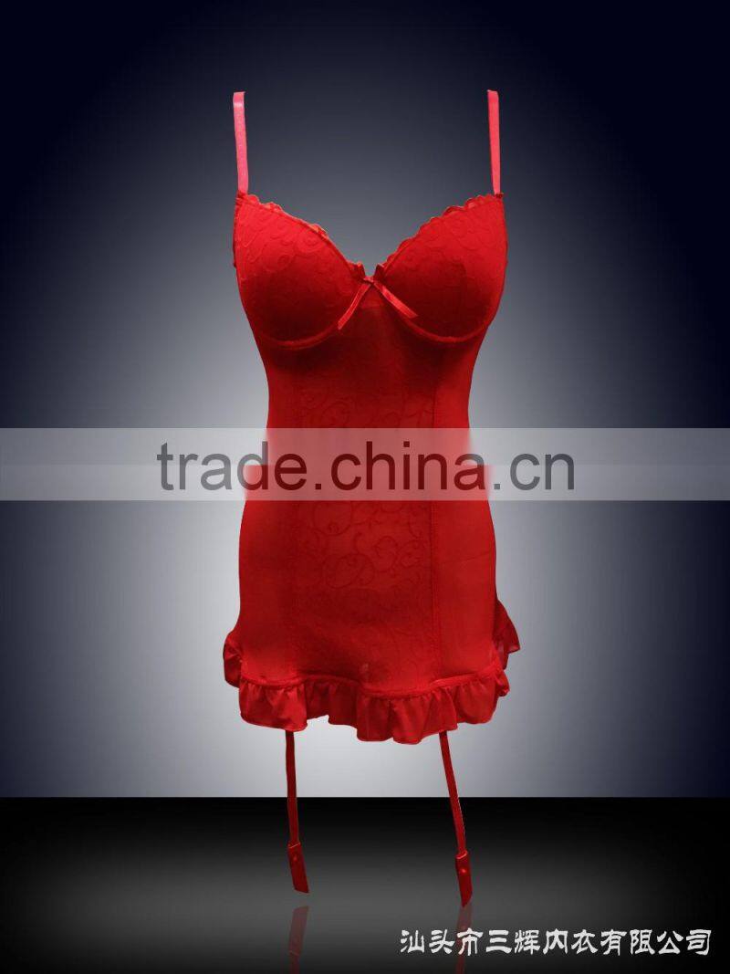 New design sexy fashion women babydoll fancy lingerie underwear
