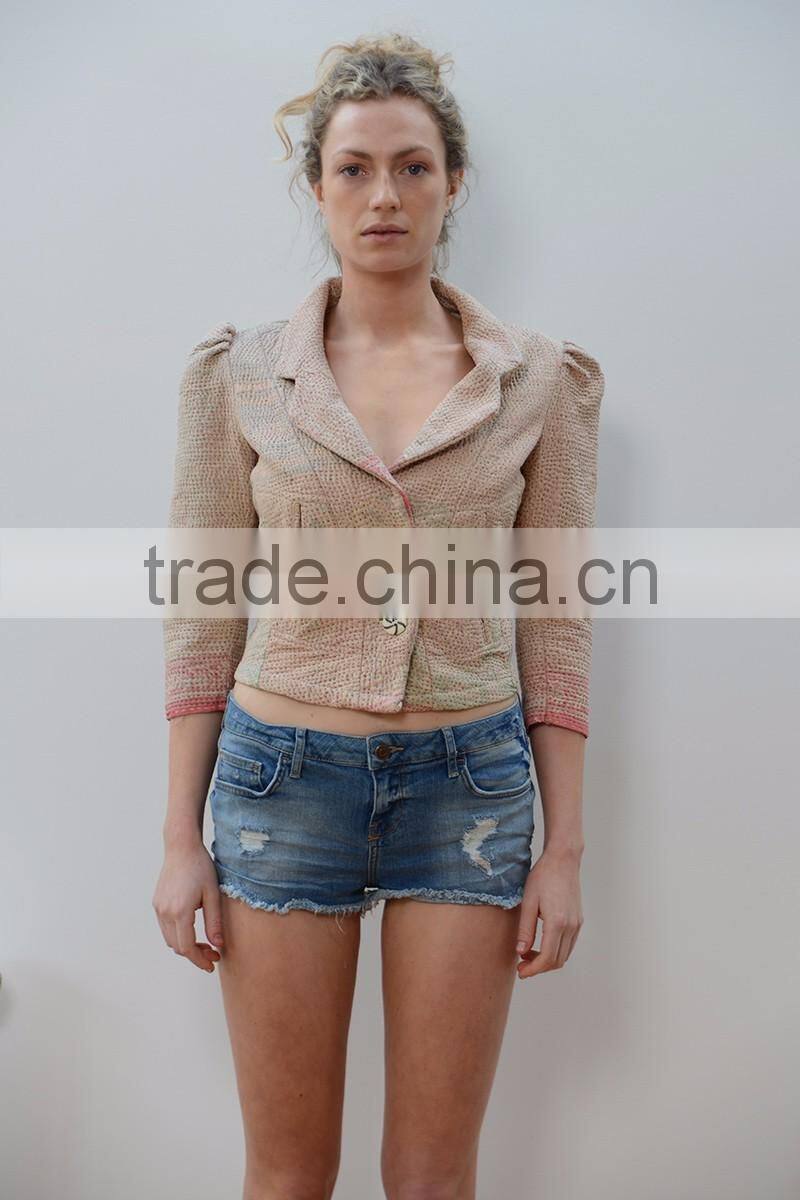 Handwooven Kantha Jacket