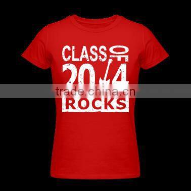 red color slogan print t shirt of team apparel
