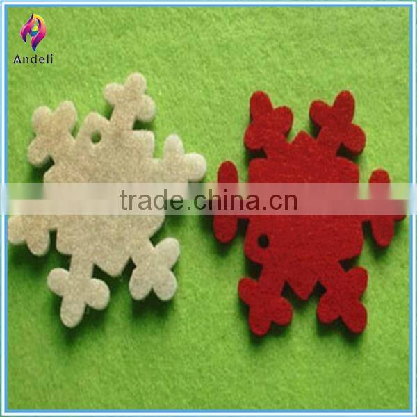 Hot Sale felt glass snowflake ornaments
