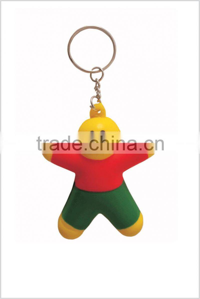 Promotional Mini Piggy fidget soft PU ball toy innovative keychain for children and adult