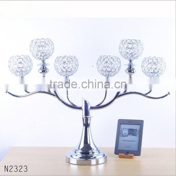 Hot Sale Wedding favor antique crystal candle holder for table centerpiece wholesale like