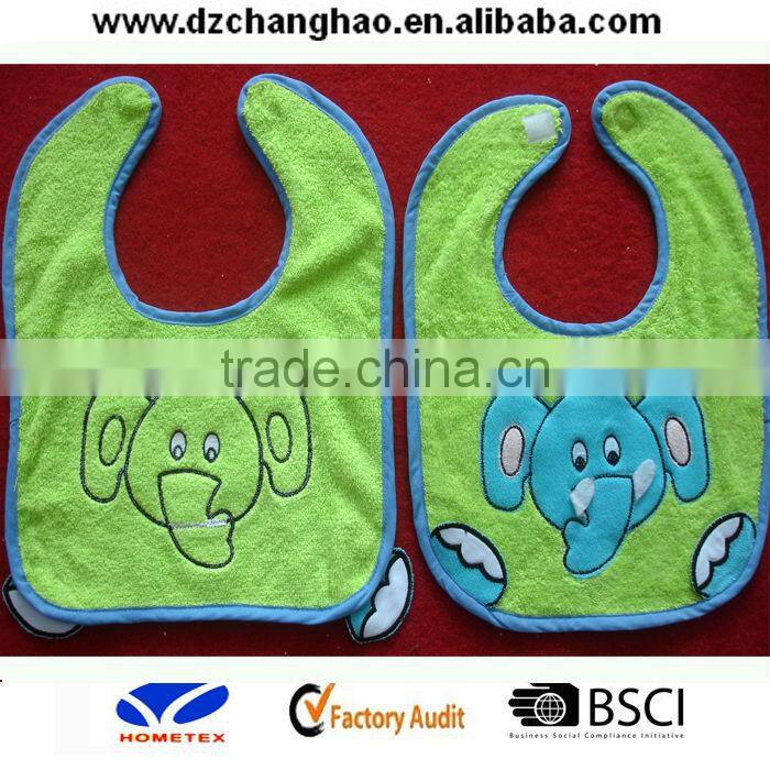 customized design baby bib with embroider