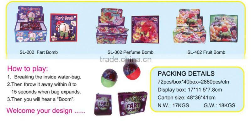 Mischief Fart water bomb bag Prank surprise bag