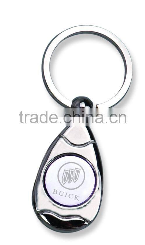 2016 Wholesale Customized Metal Diamond Shaped Keychains