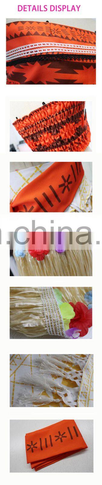2017 hot new products wholesale funny cosplay Moana Costumes cotton fancy dress costumes for kids MFJ-0005
