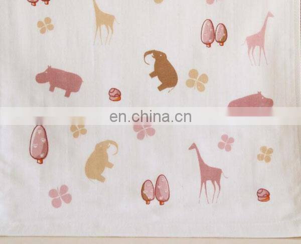 double layers gause style adult face towel printed