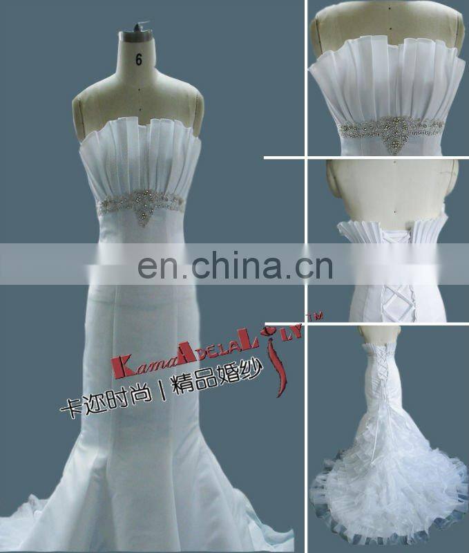 EB847 Fashionable design the trailing wedding gown wedding dresses wedding dress