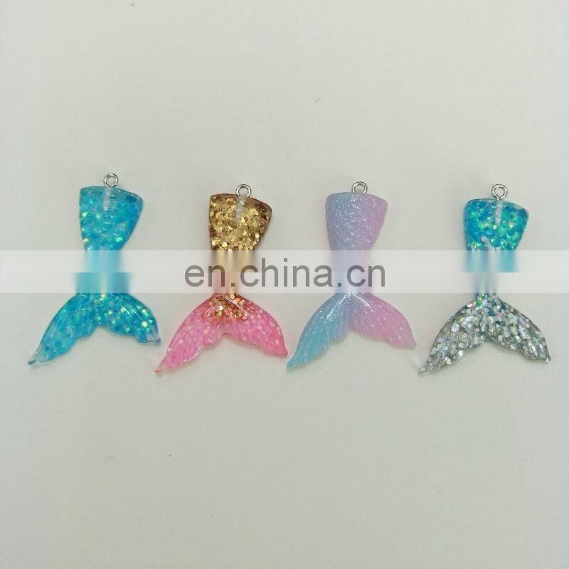 birthday party favor kids fairy gift mermaid pendant tail necklace