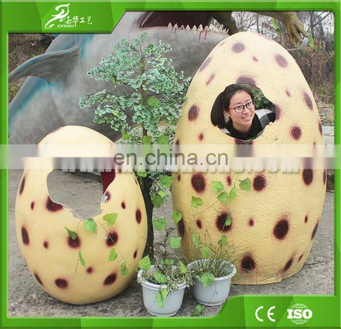 KAWAH Animatronic Dinosaur Egg Lifelike Growing Fiberglass Dinosaur Egg For Sale