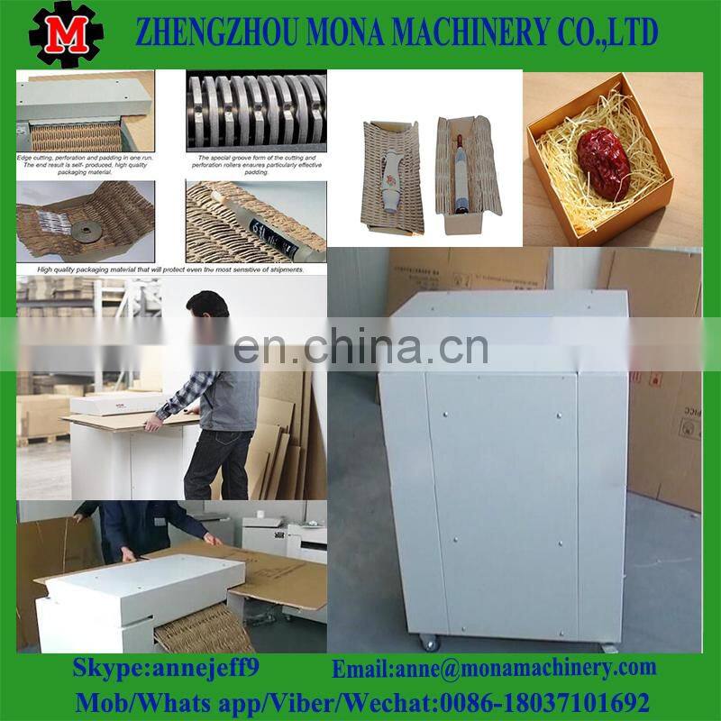 Cardboard Shredder/Crushing Machine/corrugated board shredder with wheel