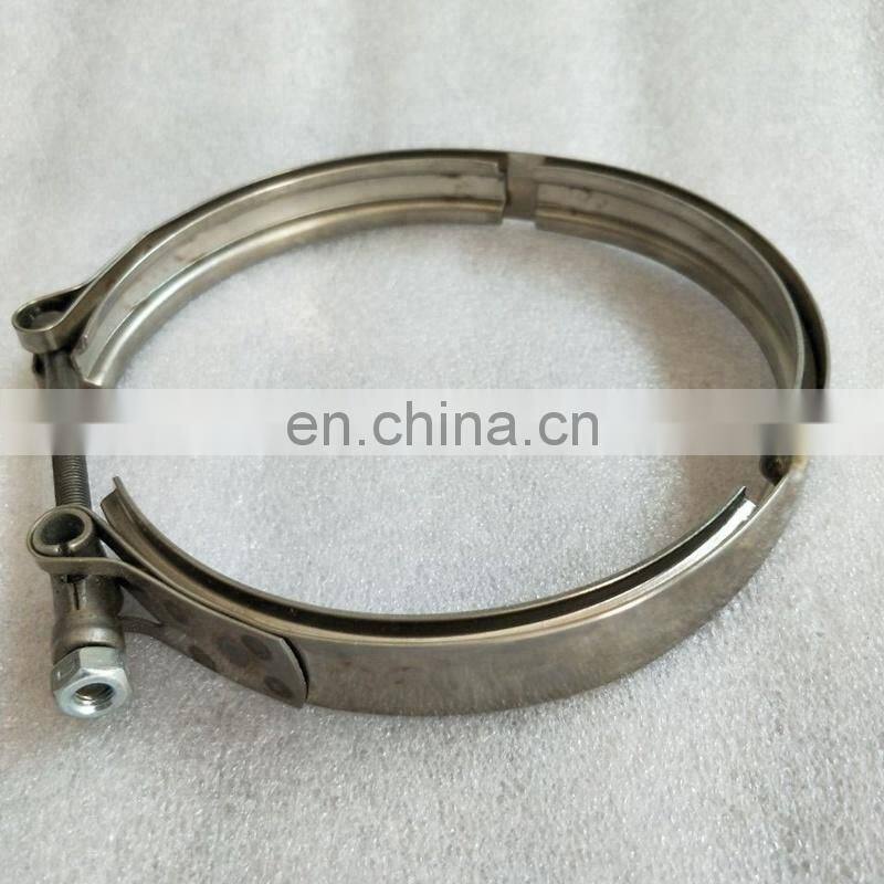 construction machinery marine engine parts CCEC exhaust outlet connection V band clamp 201989 for LT10 KTA19 KTA38 KTA50 QSK19