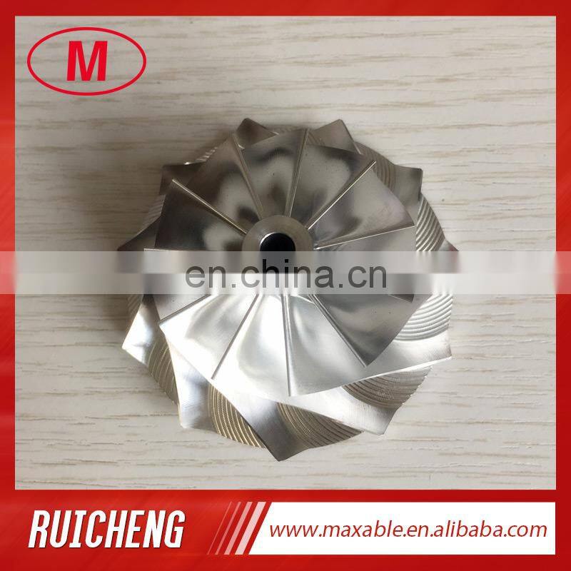 CT26 mm 11+0 blades Turbo aluminum 2618/milling/billet compressor wheel for 17201-1704017291-17040 45.90/64.89