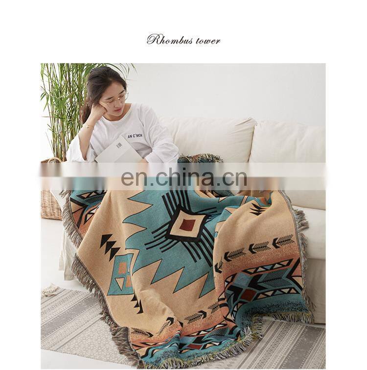 Hot sale best price blanket ethnic cotton beach boho woven throws decorative throw blankets amazon