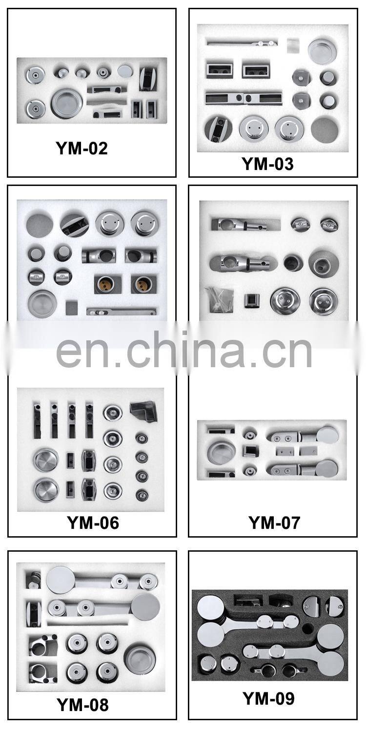 Frameless Shower Room Inox Sliding Door Bathroom Fittings
